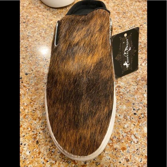 Montana West Genuine Hair Calf Collection Sneaker - Picture 6 of 8